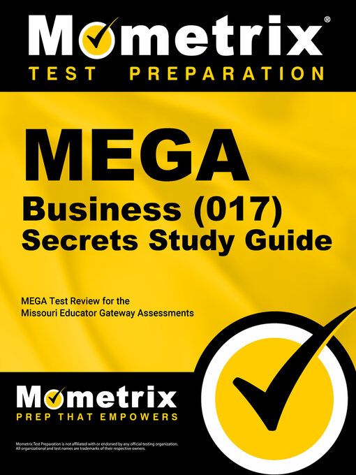 Title details for MEGA Business (017) Secrets Study Guide by MEGA Exam Secrets Test Prep Staff - Available